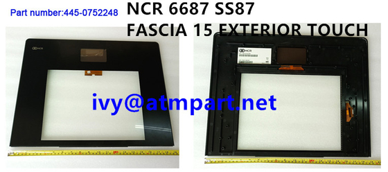 445-0752248 peças SS87 do NCR ATM 15 polegadas de reciclador exterior 4450752248 do Assy BRM do toque da fáscia 15