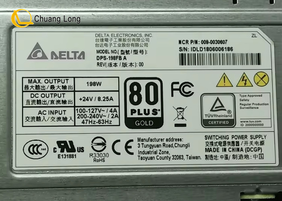 A máquina do ATM parte a fonte de alimentação 24V do NCR 198W 0090030607 009-0030607