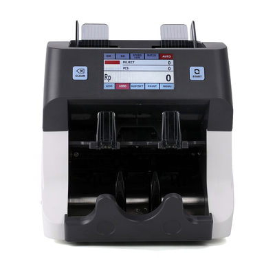 4.3 polegadas 2+1 Pocket Mixed Bank Note Sorting Machine Contador de dinheiro Contador de contas CL-208C