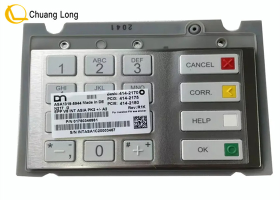 Partes de Máquinas ATM Diebold DN Wincor EPP V8 INT ASIA PK2 1750346861 01750346861
