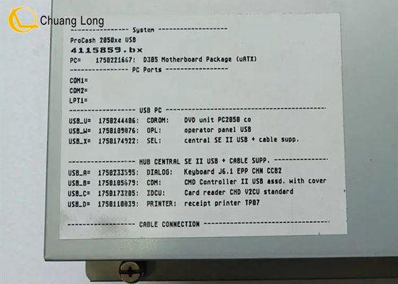 Partes de máquinas ATM Wincor Nixdorf SWAP-PC EPC 4G DualCore E5300 TPMen