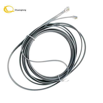 NCR ATM Machine Parts Cable 12 pés 4M RJ11 para RJ11 Shuter Cable 0090023178