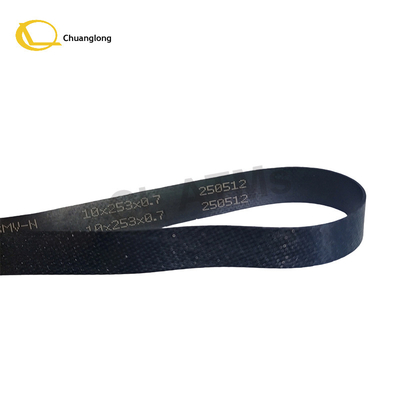 ATM Peças Fujitsu F56 Dispenser Belts F56 Multi Cassette Bill Dispensing Unit Transport Belts 10x253x0.7mm 10*253*0.7
