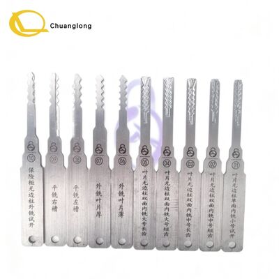 Master Grand® 10-Piece Lock Opening Tool Set para cofres chineses de nível C, fechaduras de emergência, fechaduras de veículos e de trânsito