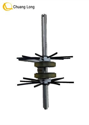 Peças de caixa eletrônico Fujitsu F56 Transportador Eixo Base Traseira Conjunto de rolo de dinheiro