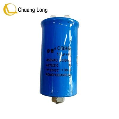 Bom preço NCR S1 Capacitor RUN 8UF 009-0008121 10UF 450V 5060HZ 0090008121 Capacidade elétrica CBB65 ATM CRS Selfserv Kiosk Machine Parte on-line