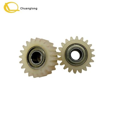 Bom preço NMD A001469 20T Engrenagem de Plástico NQ Branca Engrenagem de 20 Dentes com Rolamento Glory Delarue Talaris ND200 NMD200 NQ101 NQ200 NQ300 ATM CRS Selfserv Peça on-line