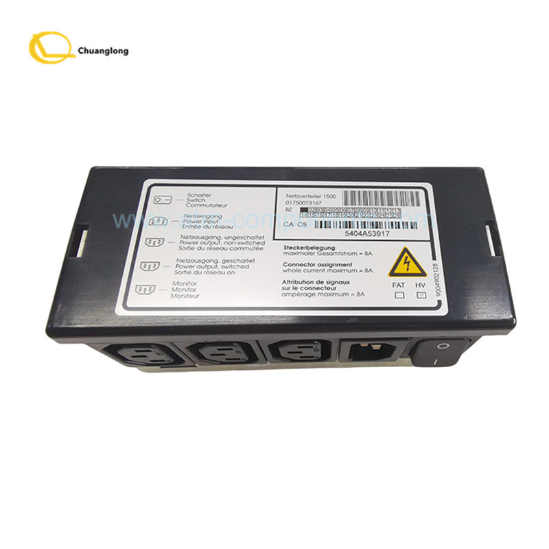 01750073167 Máquina ATM Peças Wincor Nixdorf 2050XE Distribuidor de energia USB ATM CS280 PSU 1750073167