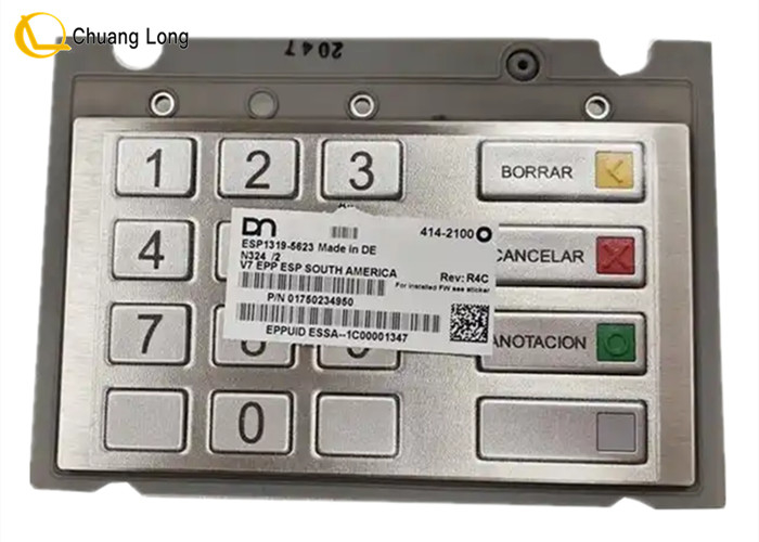 ESCROW EPP ATM Parts Diebold Nixdorf DN V7 EPP teclado teclado pinpad 01750234950 1750234950