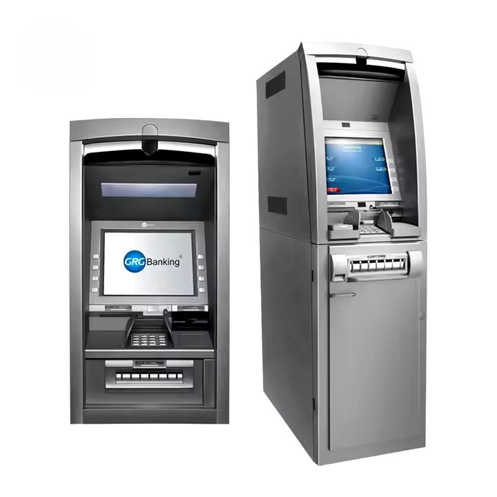 Bancomat NCR Wincor Diebold Hitachi Oki Hyosung Lobby Máquina completa GRG H22N Bancaria Máquina de caixa eletrônico