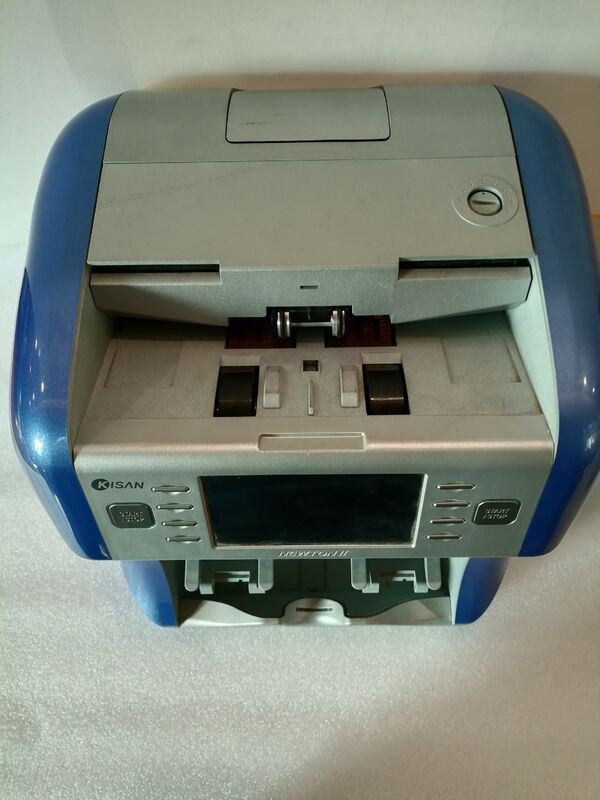 Máquina de Classificação de Notas Bancárias Kisan Contador de Dinheiro Detector Preto com Visor LED N16H05-Z15601