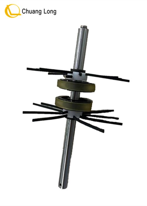 Peças de caixa eletrônico Fujitsu F56 Transportador Eixo Base Traseira Conjunto de rolo de dinheiro