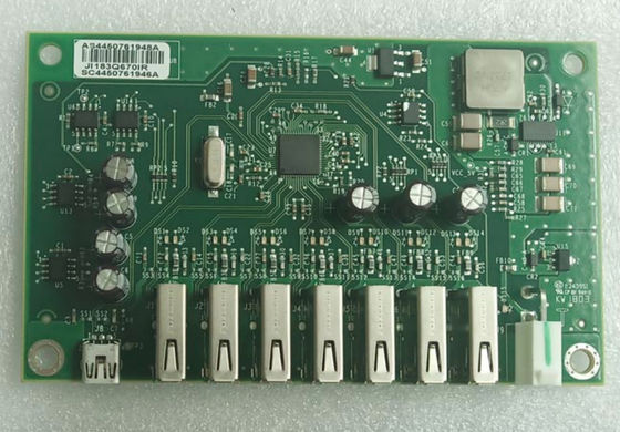 Bom preço 445-0761948 GBRU NCR ATM Peças Universal USB Hub PCB Top Assembly on-line
