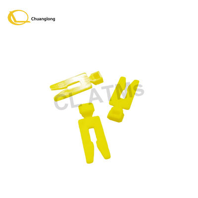 Bom preço ATM Peças sobressalentes NCR S1 Caixa de moeda Amarelo Pringão Clipe Caixa de montagem 445-0582413 on-line