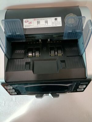 1+1 Máquina de triagem de notas de bolso Detector de dinheiro Contador Preto com ecrã LED LK22025060006