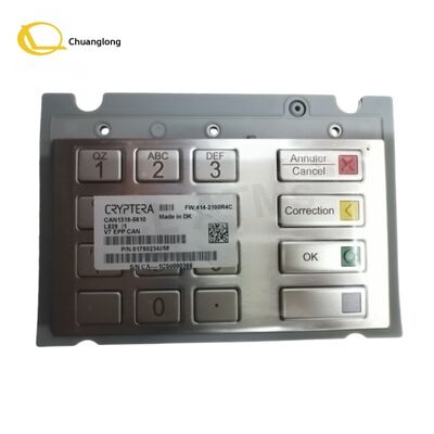 Bom preço Peças sobressalentes para máquinas de caixa eletrônico 1750234858 Teclado PIN criptografado EPP Diebold V7 original Teclado seguro para caixa eletrônico 01750234858 on-line