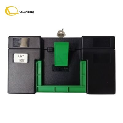 Bom preço Peças de Máquina ATM GRG CDM8240N-NNV-001 Peças de ATM NOTA CASSETE YT4.100.2158 Cassete de Depósito de Dinheiro ATM Original Novo Preto+Verde on-line